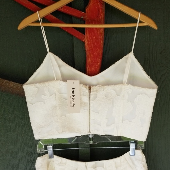 NWT! Crop top and high waisted skirt set! - Picture 4 of 5